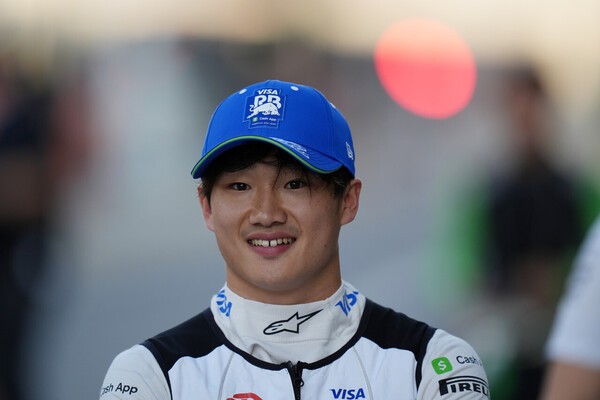 2024年はドライバーズランキングで12位だった角田裕毅 photo by Sakurai Atsuo