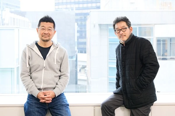 対談したF1フォトグラファーの熱田護氏（左）と桜井淳雄氏　撮影／村上庄吾