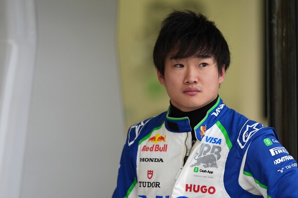 プレシーズンテストでは精力的に周回を重ねていた角田裕毅　撮影／桜井淳雄