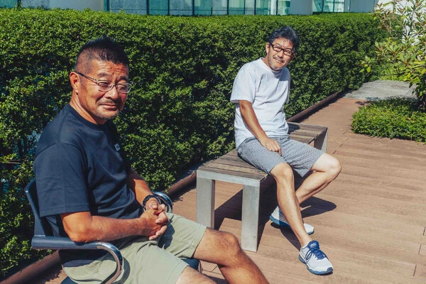 F1の2025年シーズン後半戦を展望した熱田護氏（左）と桜井淳雄氏（右） photo by Takana Wataru