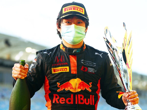 F1 角田裕毅選手 hexladコラボエプロン 角田裕毅を海外F1解説者