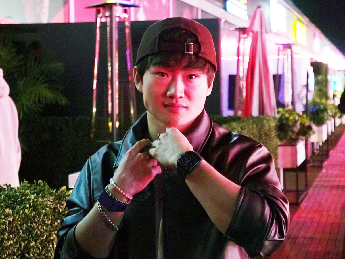 ナイトレースのラスベガスにやってきた角田裕毅photo by BOOZY