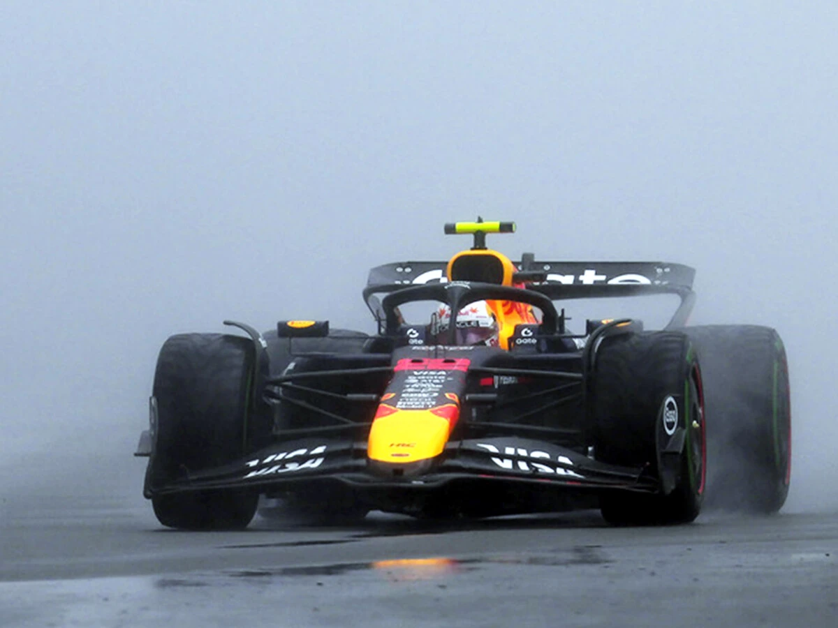 【F1】角田裕毅「雨のシルバーストン」では打つ手なし　フェルスタッペンですらスピンしてしまうほど