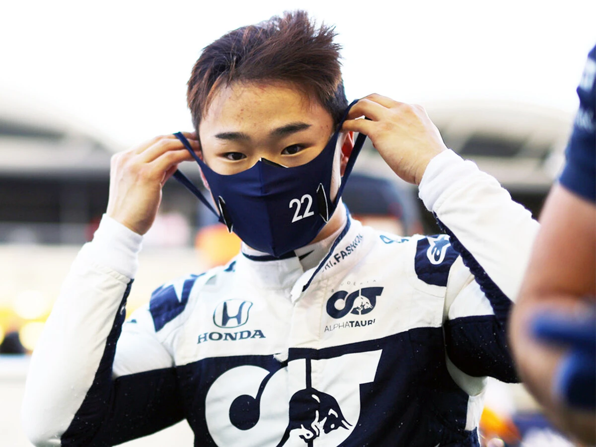 角田裕毅はF1デビュー戦で衝撃の走りを見せてくれたphoto by BOOZY