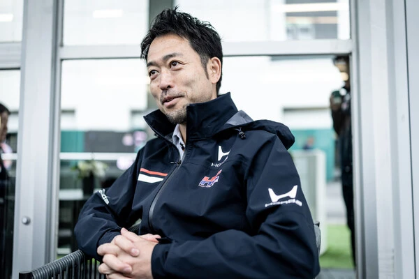 ５月のカナダGPでインタビューに応じたホンダの折原伸太郎トラックサイド・ゼネラルマネージャー兼チーフエンジニア photo by Mamoru Atsuta