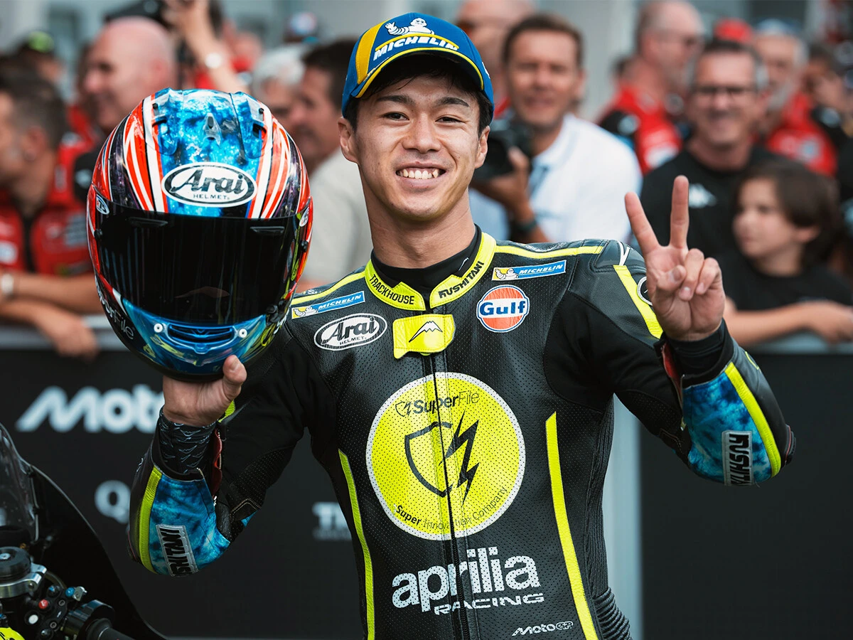 2シーズン目のMotoGPを戦う小椋藍は現在25歳photo by ©TRACKHOUSE RACING MOTOGP TEAM