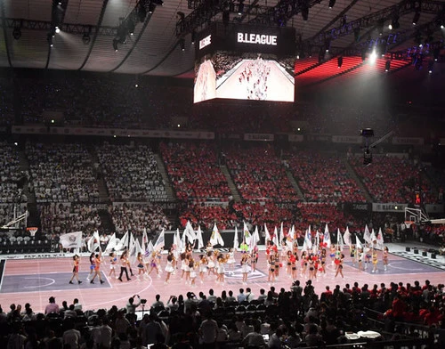 華々しいオープニングセレモニーで、Ｂリーグが開幕した