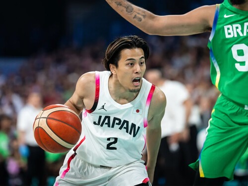 東京五輪後、主将としてチームの成長を促進した富樫勇樹　photo by FIBA
