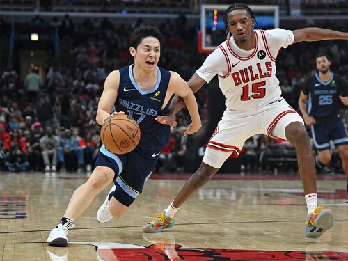 河村勇輝のNBA挑戦１年目は、まずはGリーグで腕を磨くことが予想される　photo by Getty Images