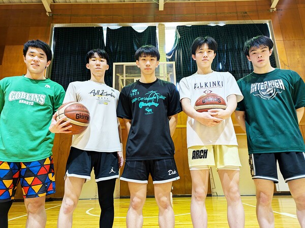 部員５人でウインターカップに挑む和歌山南陵バスケ部　photo by Kikuchi Takahiro