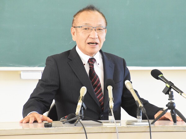 今年４月に和歌山南陵高の理事長に就任した甲斐三樹彦氏　photo by Kikuchi Takahiro