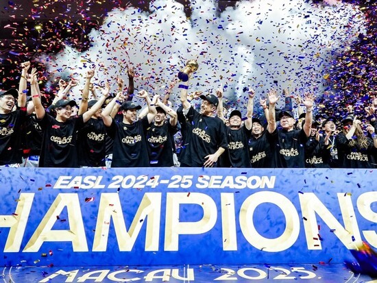 Bリーグ勢が連覇達成。改めて存在感を示した　©EASL