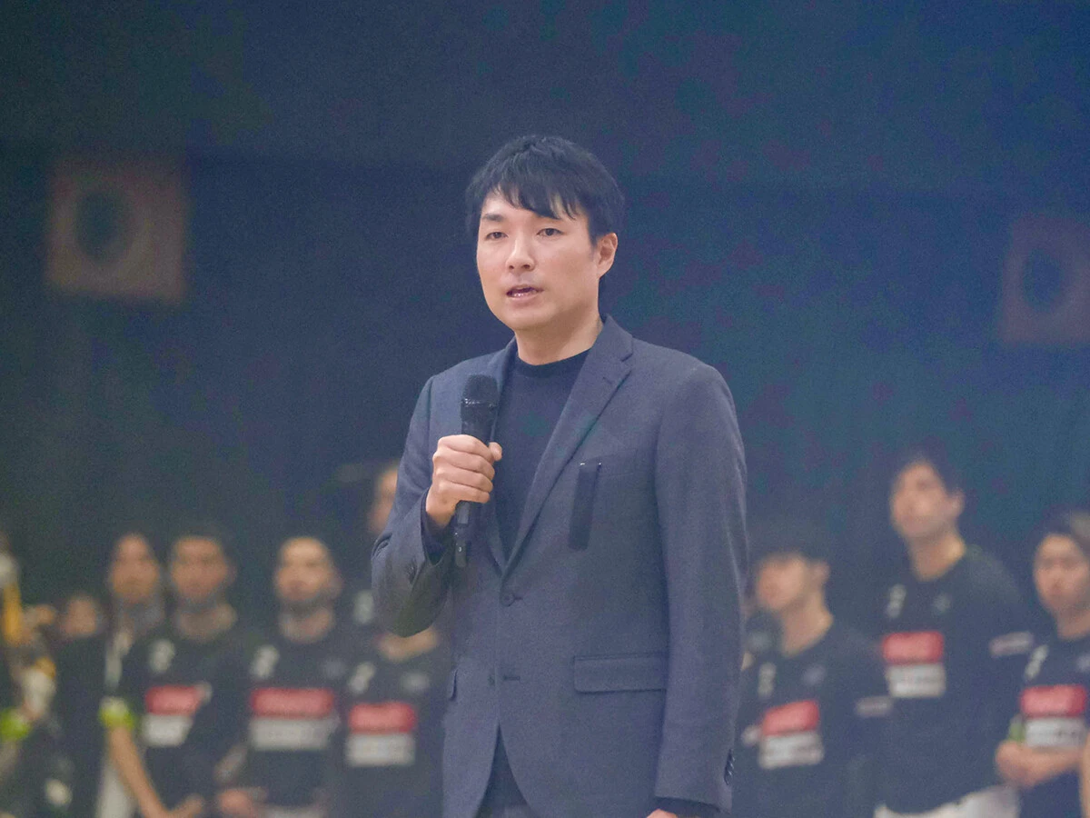 球団社長を務める藤本光正氏 photo by Kaz Nagatsuka