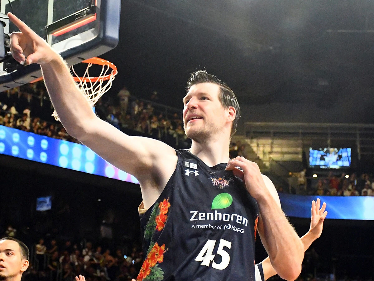 常に琉球の一員であることを胸にプレーするクーリー　photo by Nagamine Maki