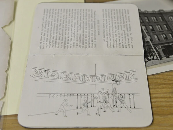 石川源三郎が残したスケッチphoto by Megumi Maruyama