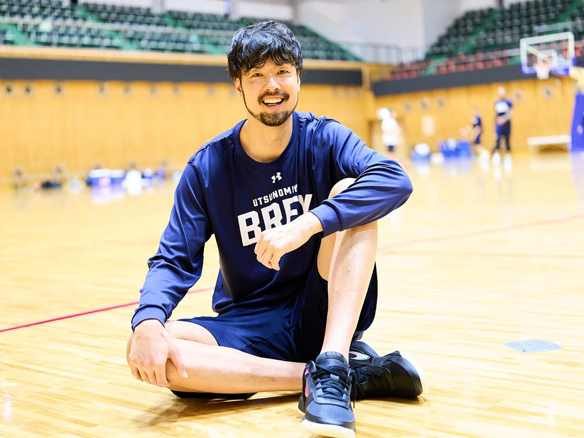 宇都宮ブレックスで10年目を迎えている41歳の竹内公輔　photo by Shogo Murakami