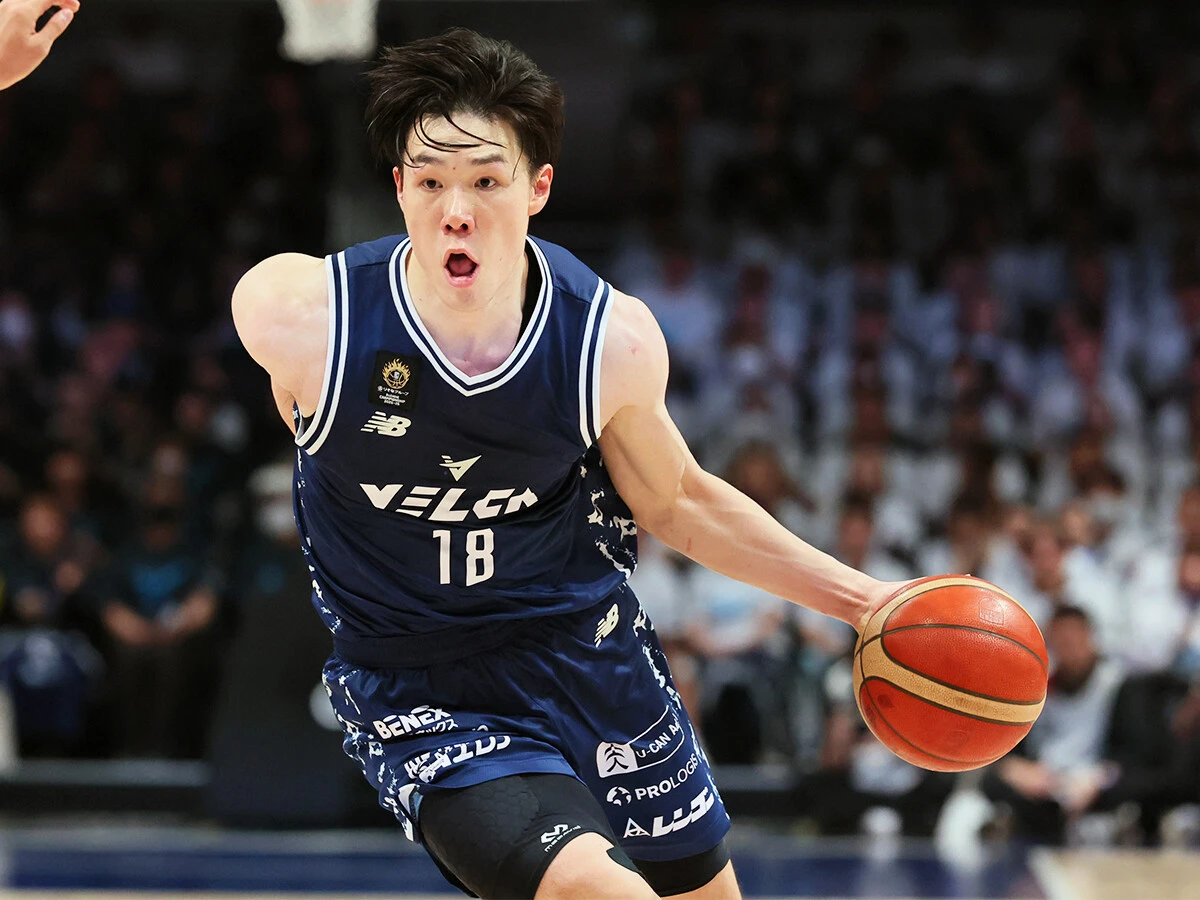 1試合平均得点1位を記録した長崎ヴェルカ（写真は馬場雄大）　photo by B.LEAGUE