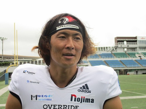 横浜DeNAベイスターズを引退後、アメフト選手としてノジマ相模原ライズに入団した石川雄洋選手