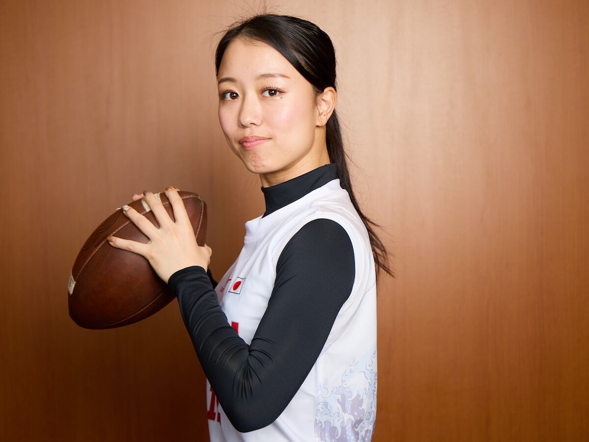近江佑璃夏、フルタイムで働く日本女子フラッグフットボールの第一人者 競技の魅力は「戦略があれば男子チームにも勝てる」