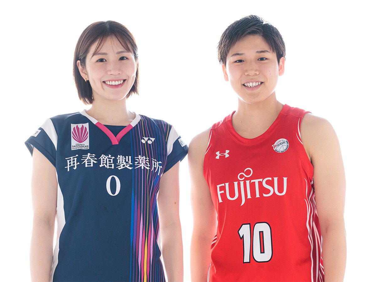 バスケ町田瑠唯×バドミントン志田千陽対談「あまり球技が得意じゃなくて...」「得意科目は体育でした（笑）」