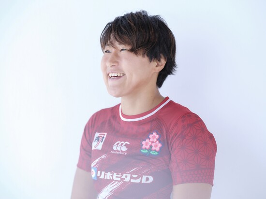 「ラグビーが大好き」と語る中村知春　photo by Noto Sunao（a presto）