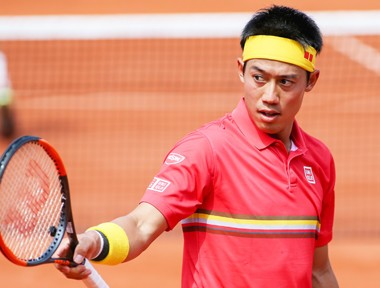 錦織圭 地元21歳 イノシシの突撃 をかわして全仏を快勝スタート テニス 集英社のスポーツ総合雑誌 スポルティーバ 公式サイト Web Sportiva