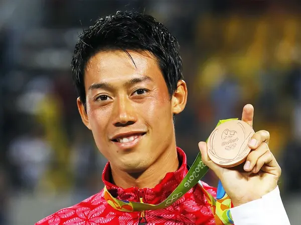 錦織圭が銅メダルを獲得した2016リオ五輪も８年前　photo by AFLO