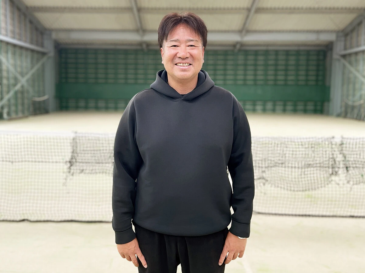 錦織圭にテニスを教えた細木秀樹コーチ　photo by Uchida Akatsuki