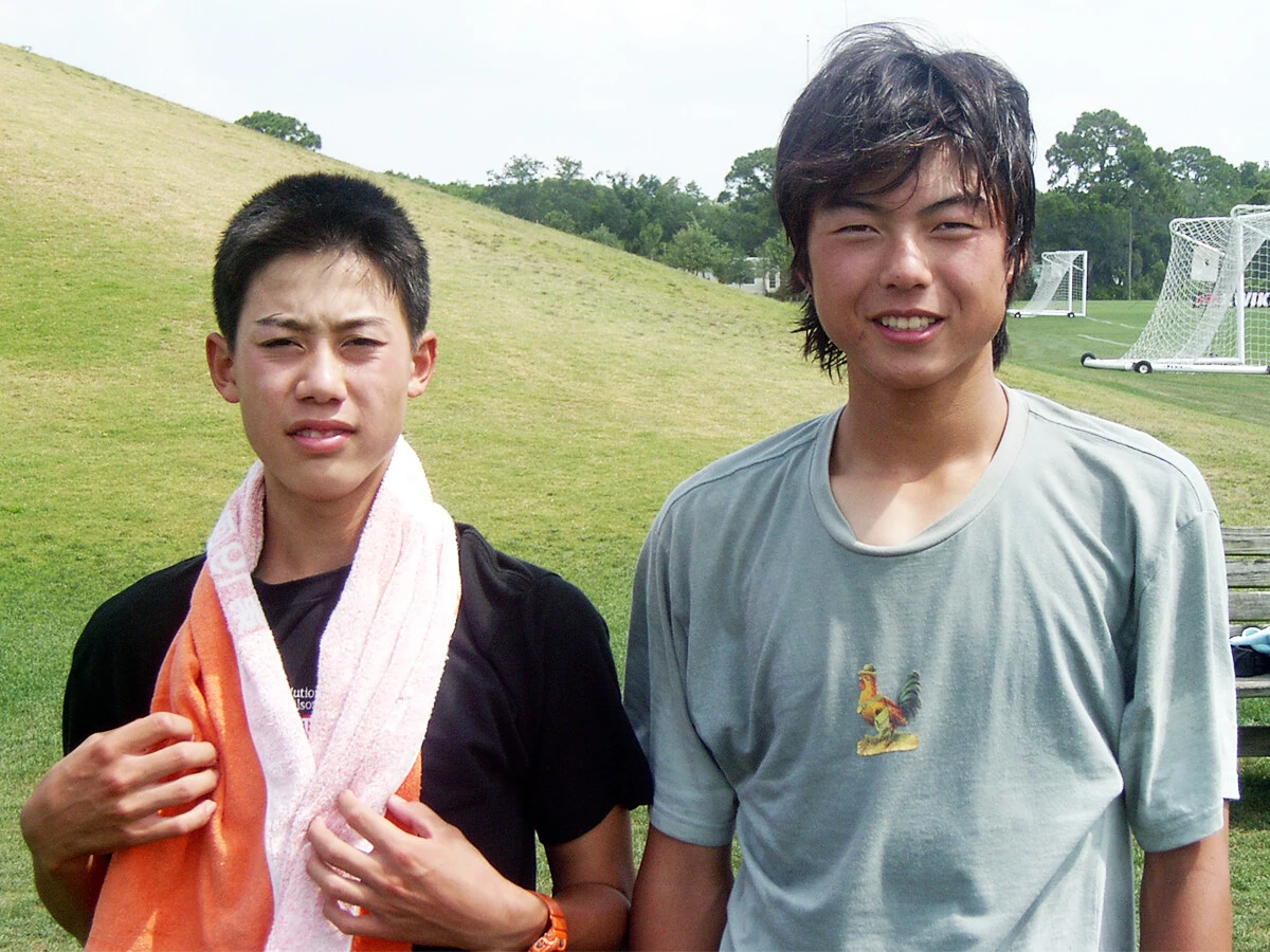 錦織圭より１歳年上の富田玄輝氏（右）　photo by Genki Tomita