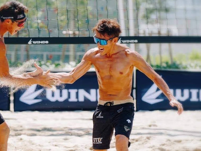 47歳で現役トップ選手かつ実業家 西村晃一がビーチバレーに捧げる情熱 バレー 集英社のスポーツ総合雑誌 スポルティーバ 公式サイト web sportiva