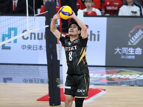 セッターとして日本代表を牽引してきた関田誠大（ジェイテクトSTINGS愛知）©SV.LEAGUE
