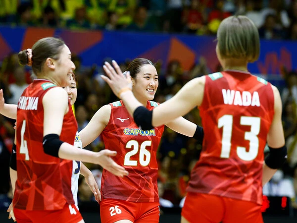 ネーションズリーグのファイナルラウンド進出を決めた女子日本代表