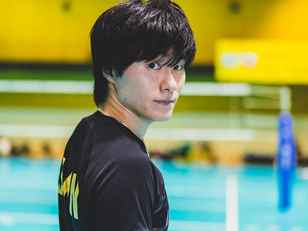 日本代表のリベロとして活躍する小川　photo by 立松尚積