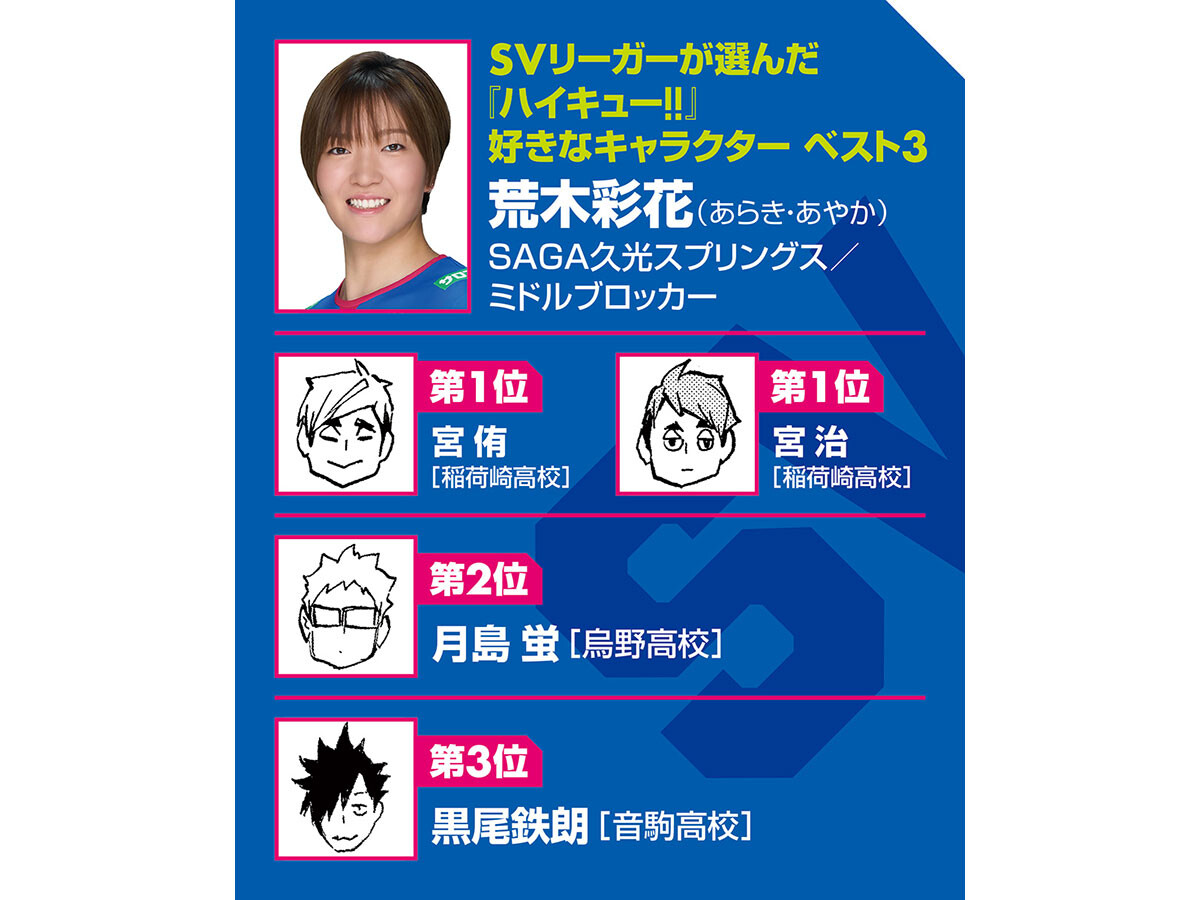 【ハイキュー‼×SVリーグ】SAGA久光の荒木彩花は度重なる大ケガから復帰田中龍之介のように逆境を跳ね返す