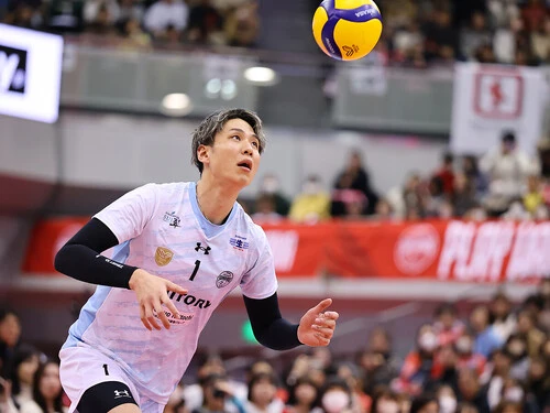 チームの17連勝に大きく貢献している小野寺太志（サントリーサンバーズ大阪）photo by SV.LEAGUE