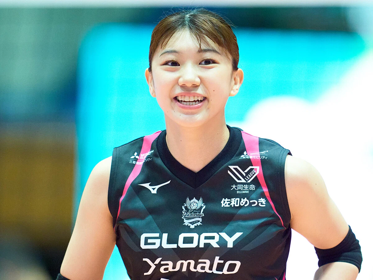 今季からヴィクトリーナ姫路の一員としてCSに挑む野中瑠衣　photo by AFLO