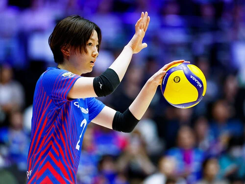 SAGA久光スプリングスのSVリーグ優勝に貢献したミドルブロッカー、荒木彩花 photo by Sunao Noto（a presto）