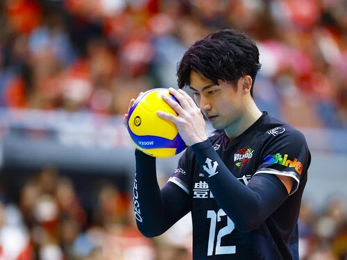 SVリーグチャンピオンシップ準決勝でサントリーサンバーズ大阪に敗れたウルフドッグス名古屋の水町泰杜 photo by Sunao Noto（a presto）