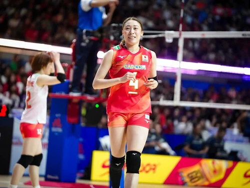 ネーションズリーグ決勝ラウンドに挑む日本のキャプテン、石川真佑 photo by FIVB