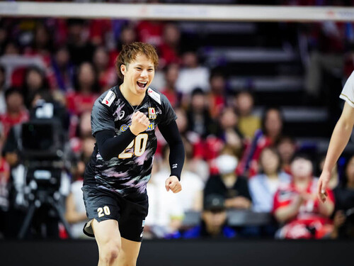 ネーションズリーグ予選ラウンドでは何度もチームを救ってきた山本智大 photo by FIVB