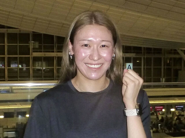 今シーズン、トルコリーグでプレーする石川真佑　photo by Kyodo News