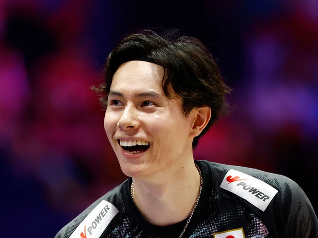 攻守、メンタル面でも活躍が目立った髙橋藍　photo by Sunao Noto（a presto）