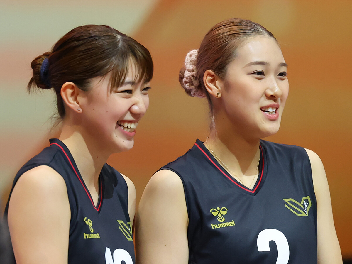 【女子バレー】オールスターで佐藤淑乃、野中瑠衣、岩澤実育が体現 SVリーグの「盛り上げ方」