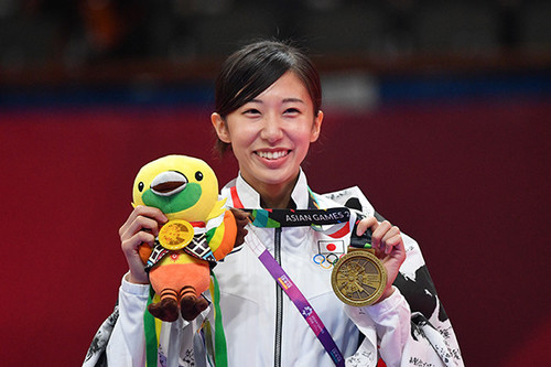 自身、国際大会初のメダルを獲得した山田美諭