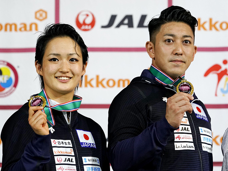 東京五輪で金メダルの可能性大。空手「形」男女のエースが圧巻の優勝