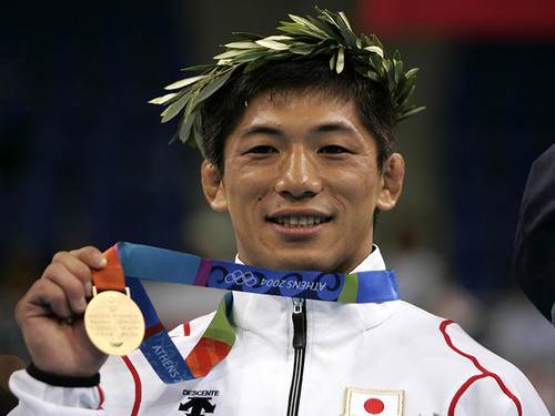 アテネ五輪男子柔道66kg級で金メダルを獲得した、内柴正人