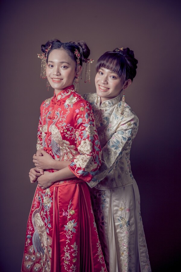 双子格闘家として台湾で注目を集めるワン姉妹 photo courtesy by Wang Chin Long