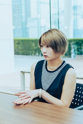 ６年ぶりのスターダム参戦、今後の目標などを語った安納 photo by Tanaka Wataru