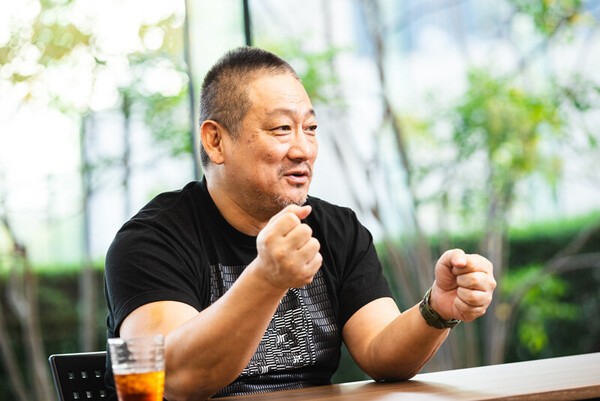 新幹線プロレスについて語った高木氏　photo by 林ユバ