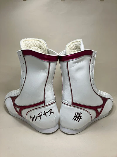 カルデナスがミズノに注文した特別モデルのシューズ（写真提供：ミズノ株式会社）